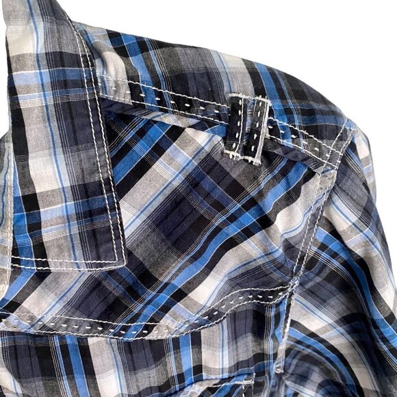 Machine Custom Co. Short Sleeve Button Down Shirt Men's XL - Picture 5 of 10